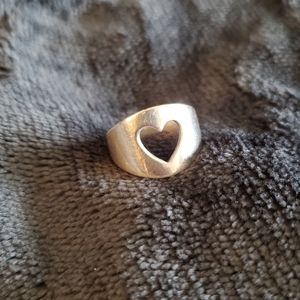 Rare James Avery Cutout Heart Ring